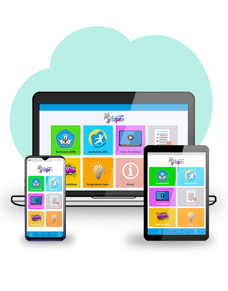 Kipin School 4.0 : Mobile Aplikasi yang ditujukan dipakai untuk sekolah- sekolah di Indonesia di era digital dalam menyediakan materi pelajaran berbasis kurikulum 2013 lengkap (buku pelajaran sekolah, video pengajaran kelas, latihan tryout